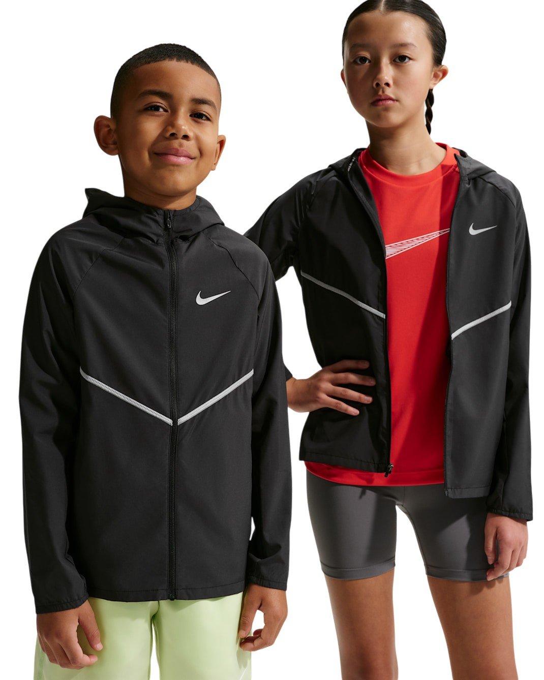 Nike Big Kids' Miler Repel UV Training Jacket - Black - BLACK